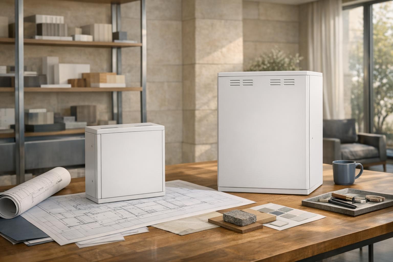 Gas vs Electric Tankless Water Heaters AI-generated editorial illustration.